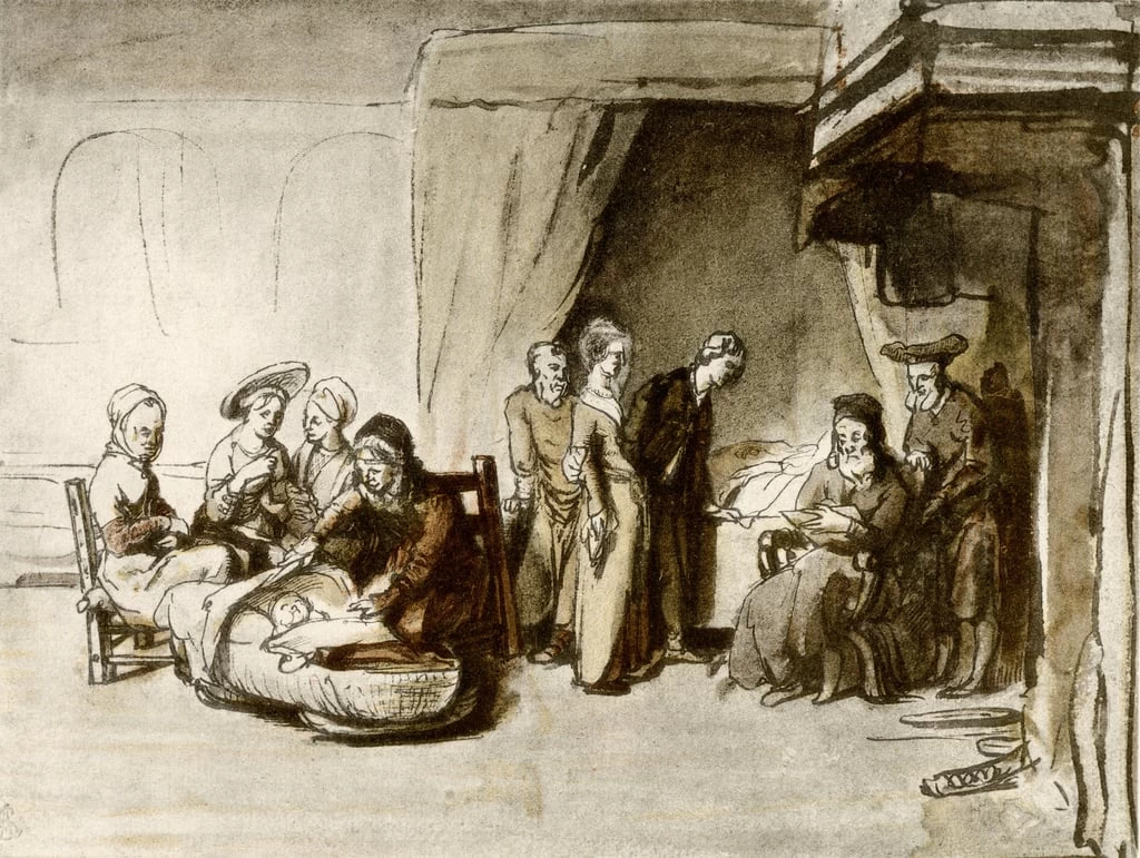 Studio per la nascita di Giovanni Battista